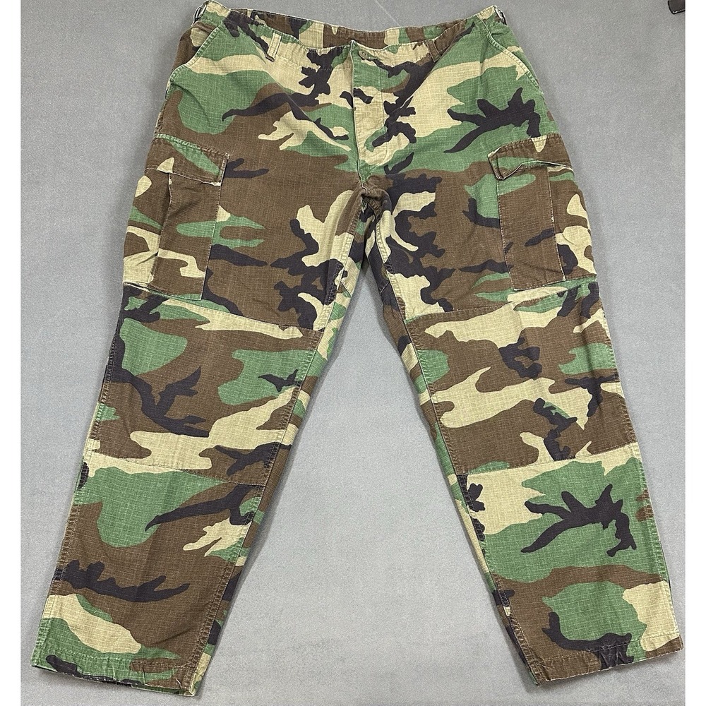 Vintage U.S. Military Camo Field Pants Mens Size XL Stock 8415-01-184-1359
